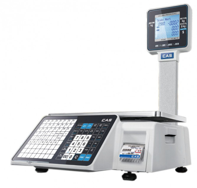 Торговые весы с печатью этикеток Cas CL3000J-30P