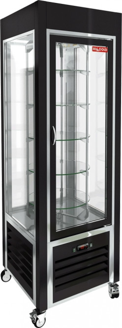 Витрина кондитерская вертикальная HICOLD VRC 350 R Black